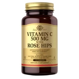 SOLGAR Vitamin C with Rose Hips - Witamina C z dziką różą (250 tabl.)