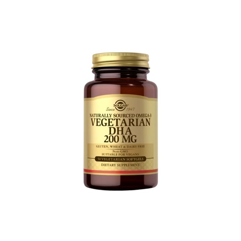 SOLGAR Omega-3 Vegetarian DHA 200 mg (50 kaps.)