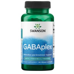 SWANSON GABAplex with L-Tyrosine & L-Theanine (60 kaps.)