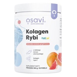 OSAVI Kolagen Rybi z Dzikiego Dorsza, Cytryna (360 g)