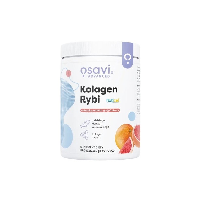 OSAVI Kolagen Rybi z Dzikiego Dorsza, Cytryna (360 g)