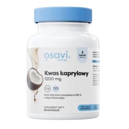 OSAVI Kwas Kaprylowy 1200 mg (60 kaps.)