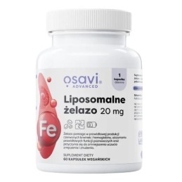 OSAVI Liposomalne Żelazo 20 mg (60 kaps.)