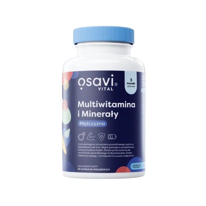 OSAVI Multiwitamina i Minerały Mężczyzna (90 kaps.)