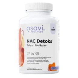 OSAVI NAC Detoks, Selen i Molibden (120 kaps.)