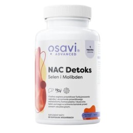 OSAVI NAC Detoks, Selen i Molibden (60 kaps.)