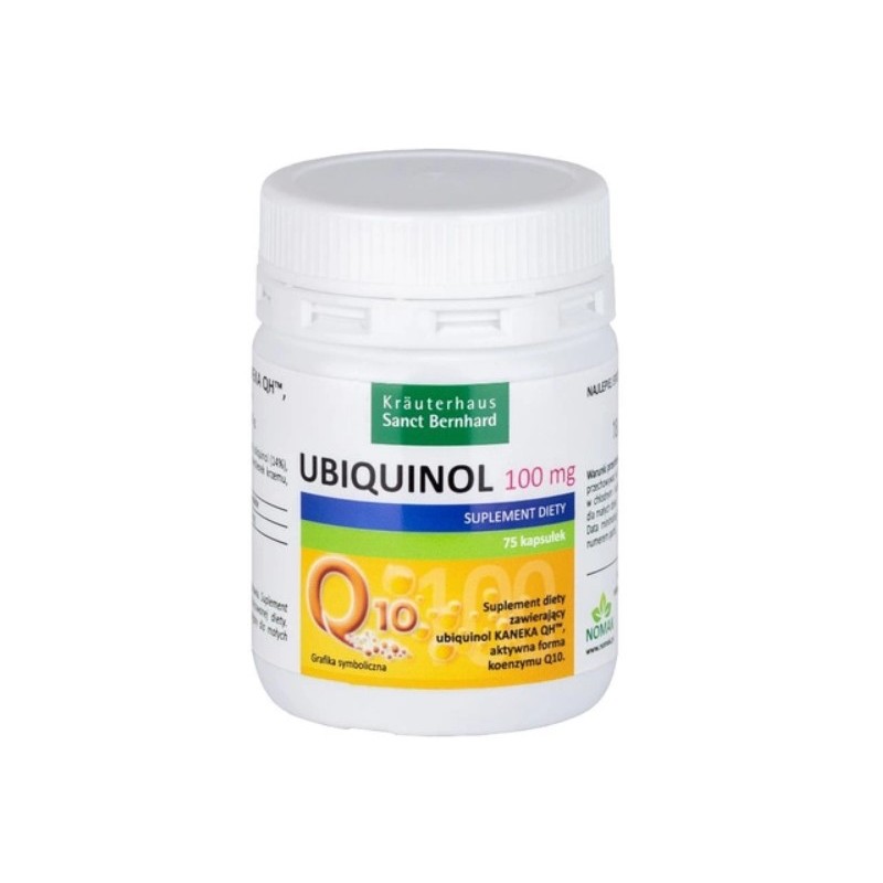 KRAUTERHAUS SANCT BERNHARD Ubiquinol Kaneka QH 100 mg (75 kaps.)