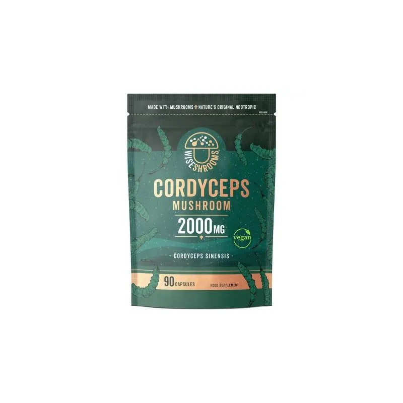 WISESHROOMS Cordyceps 2000 mg (90 kaps.)