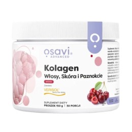 OSAVI Kolagen włosy, skóra i paznokcie, wiśnia (150 g)