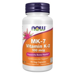 NOW FOODS Witamina K2 MK7 100 mcg (90 kaps.)