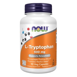 NOW FOODS L-Tryptofan 500 mg (90 kaps.)