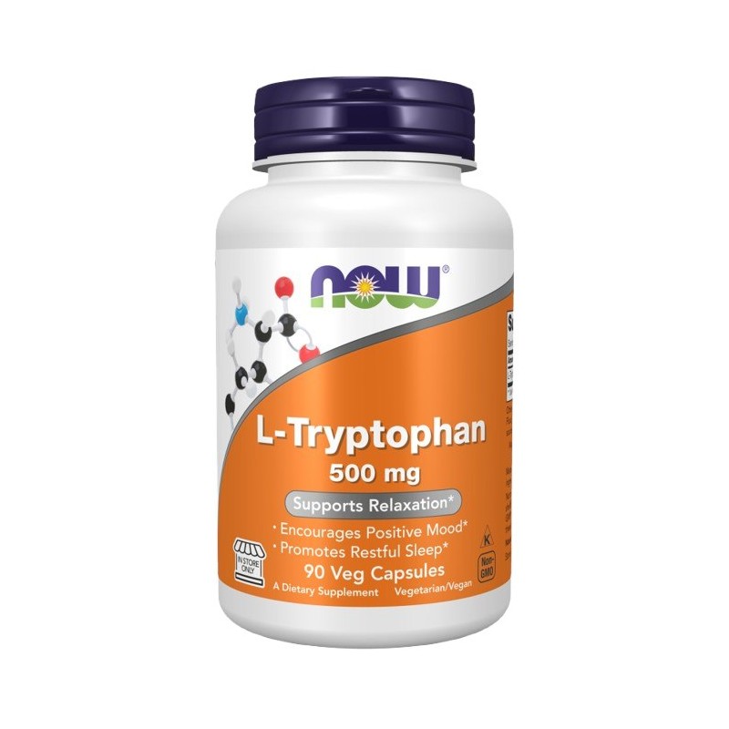 NOW FOODS L-Tryptofan 500 mg (90 kaps.)