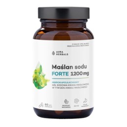 AURA HERBALS Maślan sodu FORTE 1200 mg mikrokapsułkowany (60 kaps.)