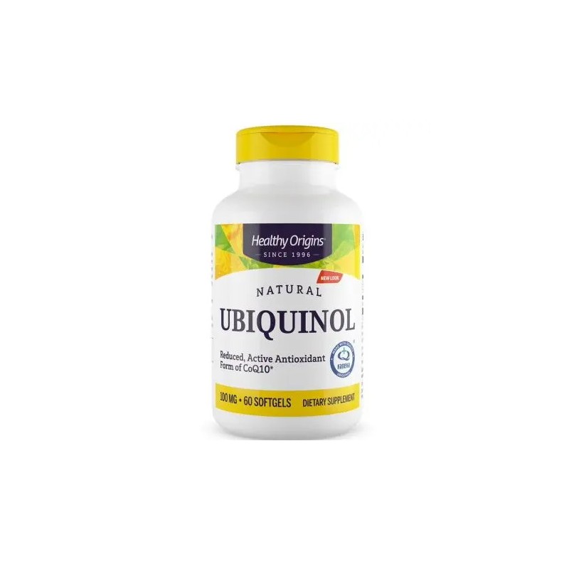 HEALTHY ORIGINS Natural Ubiquinol - Ubichinol 100 mg (60 kaps.)