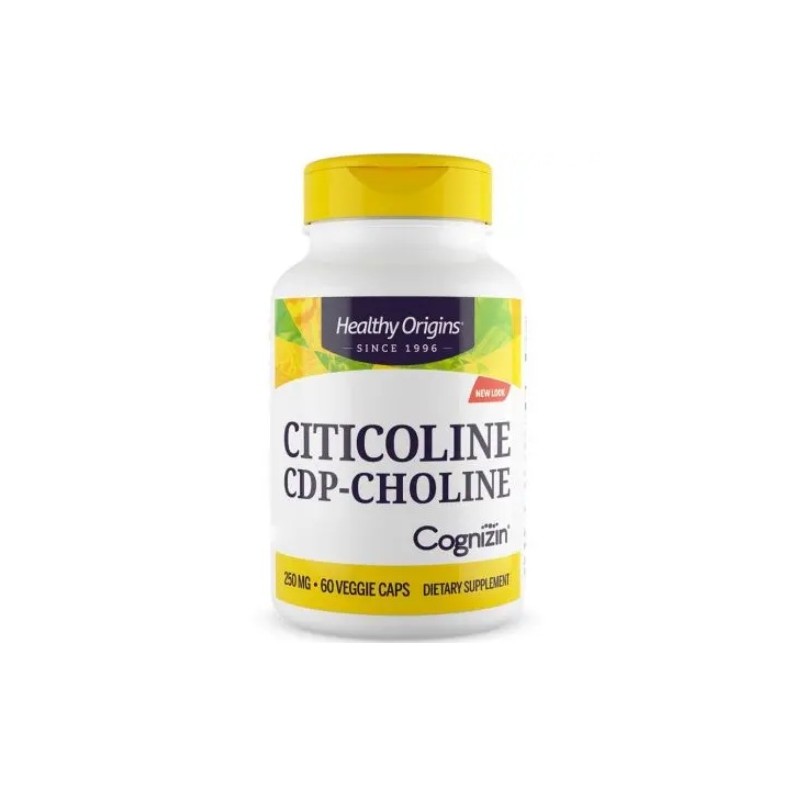 HEALTHY ORIGINS Cognizin Citicoline CDP-Choline - Cytykolina  250 mg (60 kaps.)