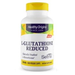 HEALTHY ORIGINS L-glutathione reduced - L-glutation zredukowany (150 kaps.)