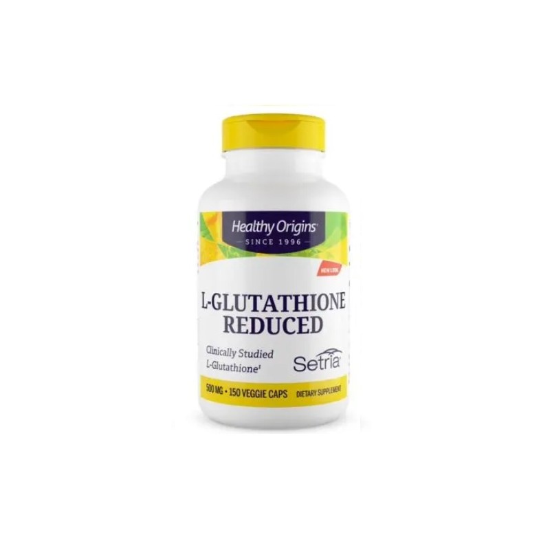 HEALTHY ORIGINS L-glutathione reduced - L-glutation zredukowany (150 kaps.)