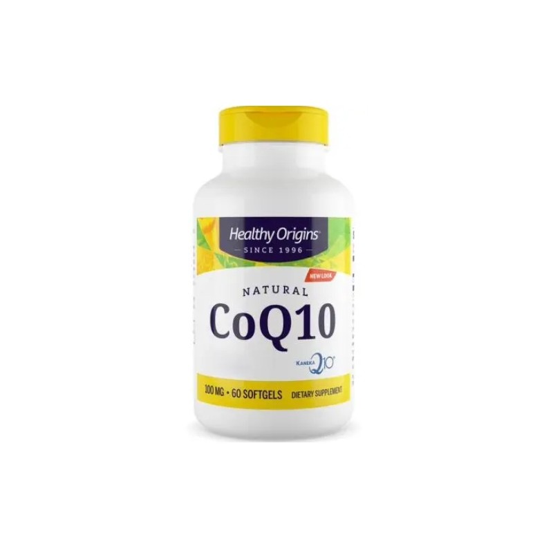 HEALTHY ORIGINS Natural CoQ10 - Koenzym Q10 100 mg (60 kaps.)