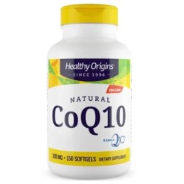 HEALTHY ORIGINS Natural CoQ10 - Koenzym Q10 100 mg (150 kaps.)