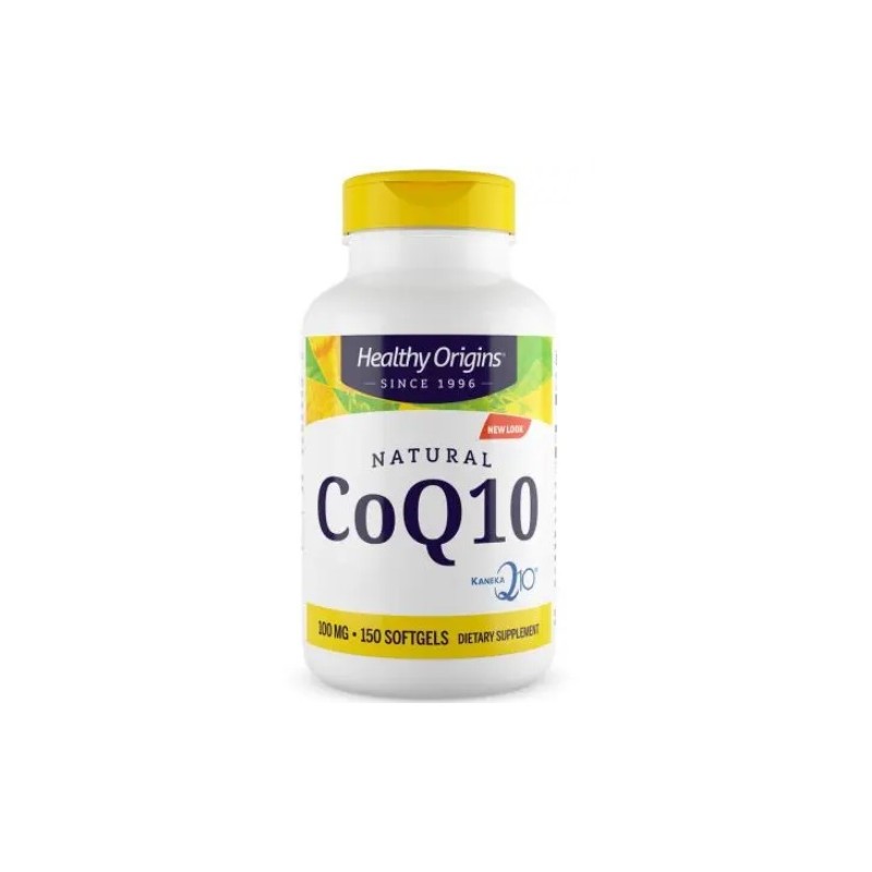 HEALTHY ORIGINS Natural CoQ10 - Koenzym Q10 100 mg (150 kaps.)