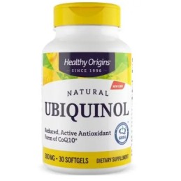 HEALTHY ORIGINS Natural Ubiquinol - Ubichinol 300 mg (30 kaps.)