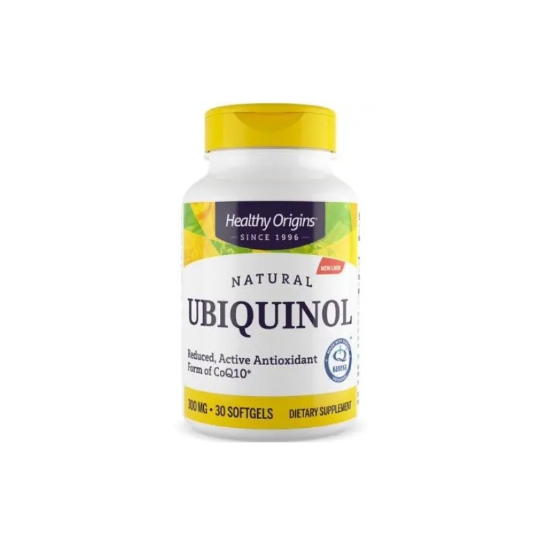 HEALTHY ORIGINS Natural Ubiquinol - Ubichinol 300 mg (30 kaps.)