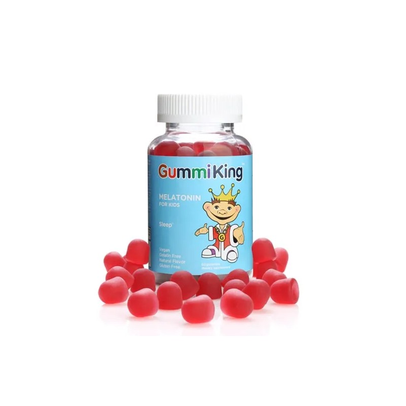 GUMMIKING Melatonin for Kids - Melatonina dla dzieci (60 żelek)