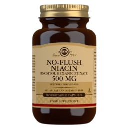 SOLGAR No-Flush Niacin (Inositol Hexanicotinate) (50 kaps.)