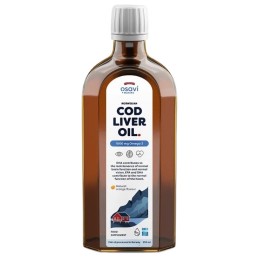 OSAVI Tran Norweski 1000 mg Omega 3, naturalny aromat pomarańczowy (250 ml)
