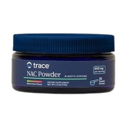 TRACE MINERALS NAC Powder - N-Acetyl L-Cysteine - 600 mg, Watermelon flavor (75 g)