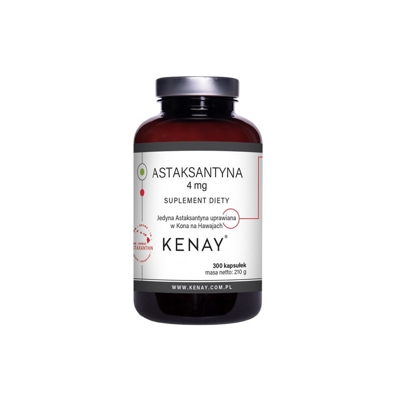 KENAY Astaksantyna 4 mg (300 kaps.)