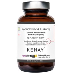 KENAY Kadzidłowiec & Kurkuma ApresFlex® (Boswellia serrata) & BCM 95® (CURCUGREEN®) (60 kaps.)