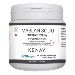 KENAY Maślan sodu SUPREME 1200 mg (300 kaps.)