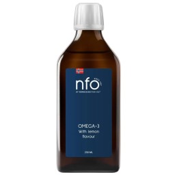 NFO Omega-3 with lemon falvour Liquid (250 ml)