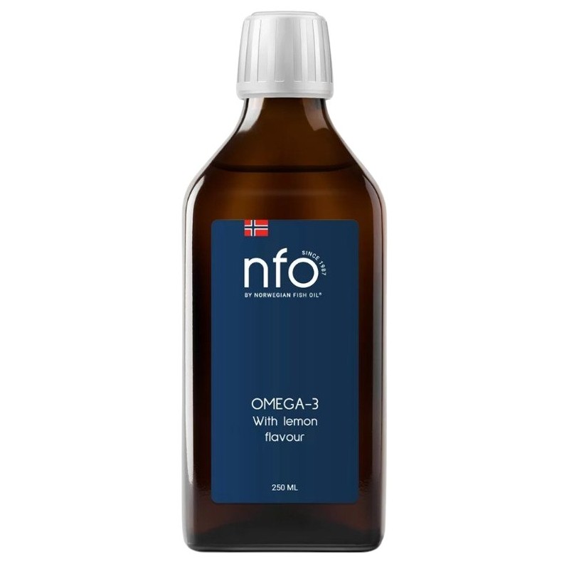NFO Omega-3 with lemon falvour Liquid (250 ml)