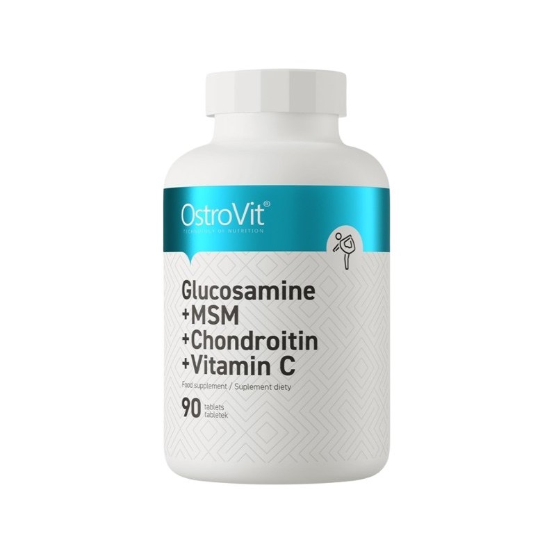 OSTROVIT Glukozamina + MSM + Chondroityna + Witamina C (90 tabl.)