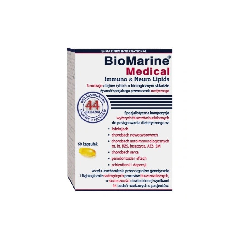 MARINEX BioMarine Medical Immuno & Neuro Lipids (60 kaps.)