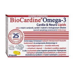 MARINEX BioCardine Omega-3 Cardio & Neuro Lipids (60 kaps.)