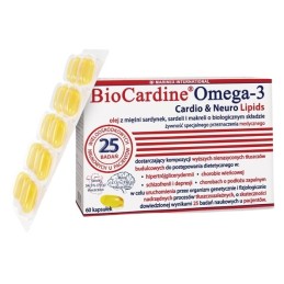 MARINEX BioCardine Omega-3 Cardio & Neuro Lipids (60 kaps.)