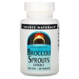 SOURCE NATURALS Broccoli Sprouts Extract - Wyciąg z kiełków brokuła (60 tabl.)