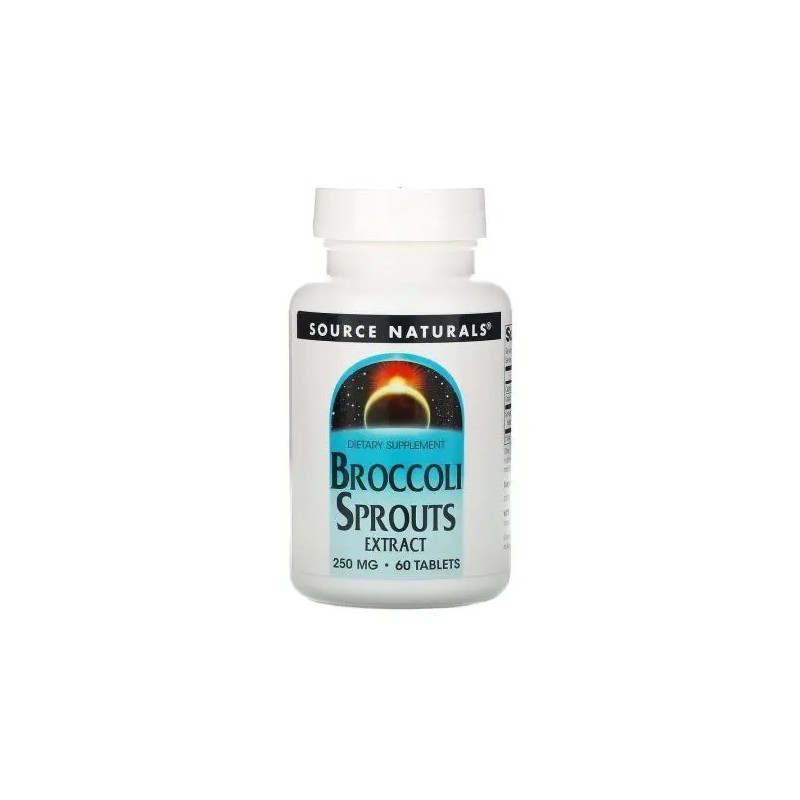 SOURCE NATURALS Broccoli Sprouts Extract - Wyciąg z kiełków brokuła (60 tabl.)