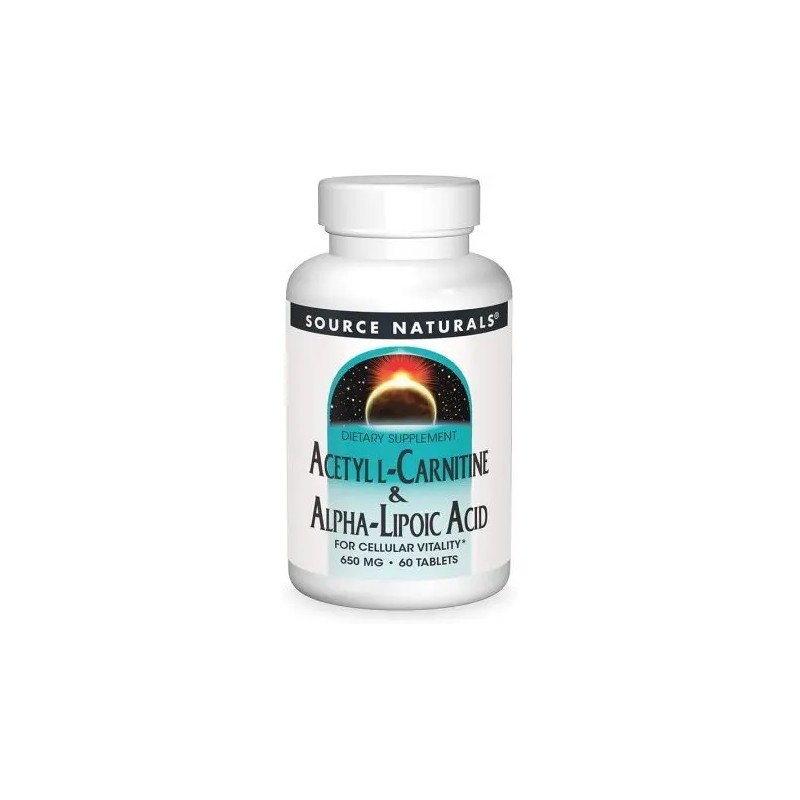 SOURCE NATURALS L-Carnitine & Alpha-Lipoic Acid (60 tabl.)