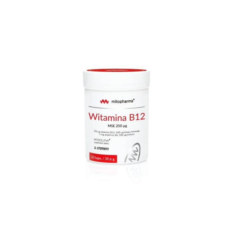 DR. ENZMANN MSE Witamina B12 MSE (120 kaps.)