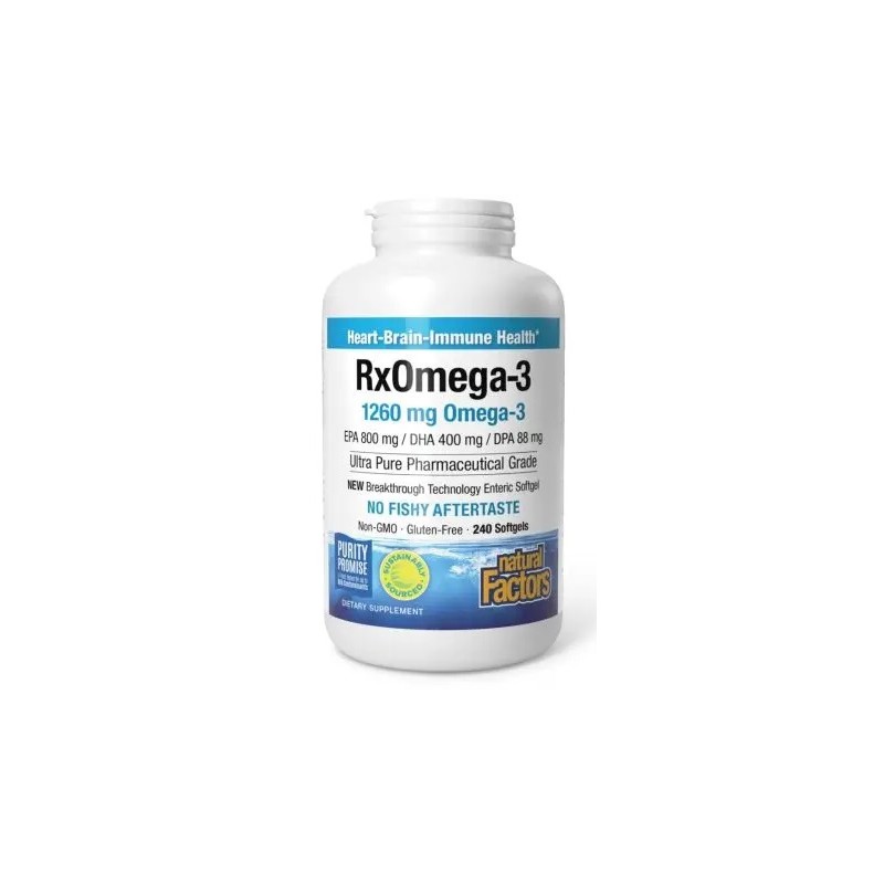 NATURAL FACTORS RxOmega-3 (240 kaps.)