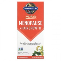 GARDEN OF LIFE Menopause + Hair Growth (30 kaps.)