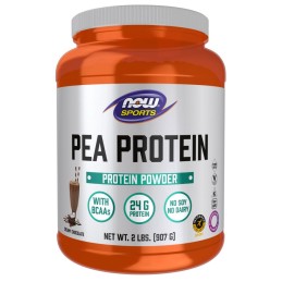 NOW FOODS Pea Protein, Creamy Chocolate - Białko Grochowe, czekoladowe (907 g)
