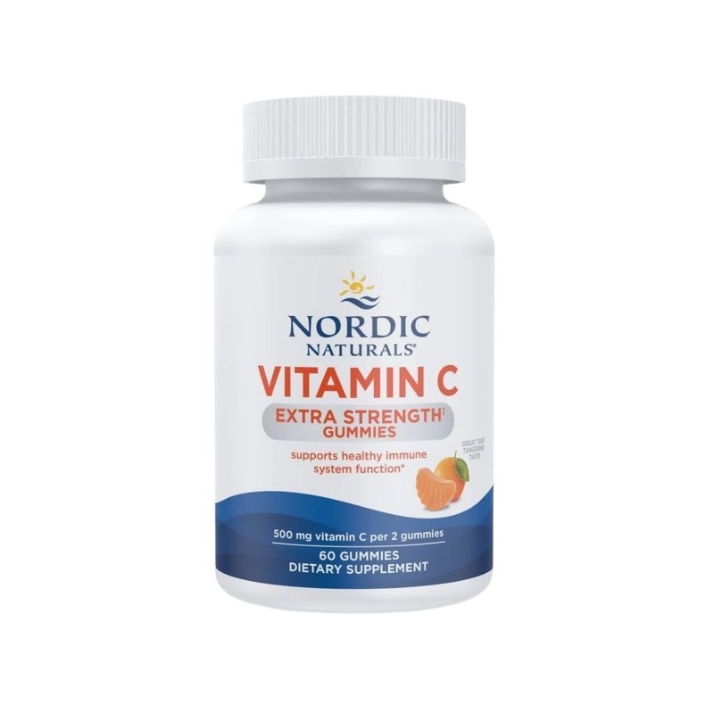 NORDIC NATURALS Vitamin C Extra Strenght Gummies (60 żelek)