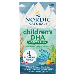 NORDIC NATURALS Childrens DHA Vegetarian (120 kaps.)