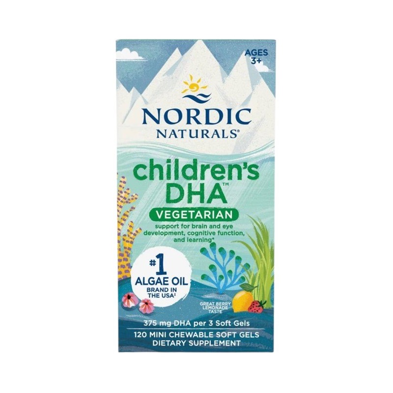 NORDIC NATURALS Childrens DHA Vegetarian (120 kaps.)