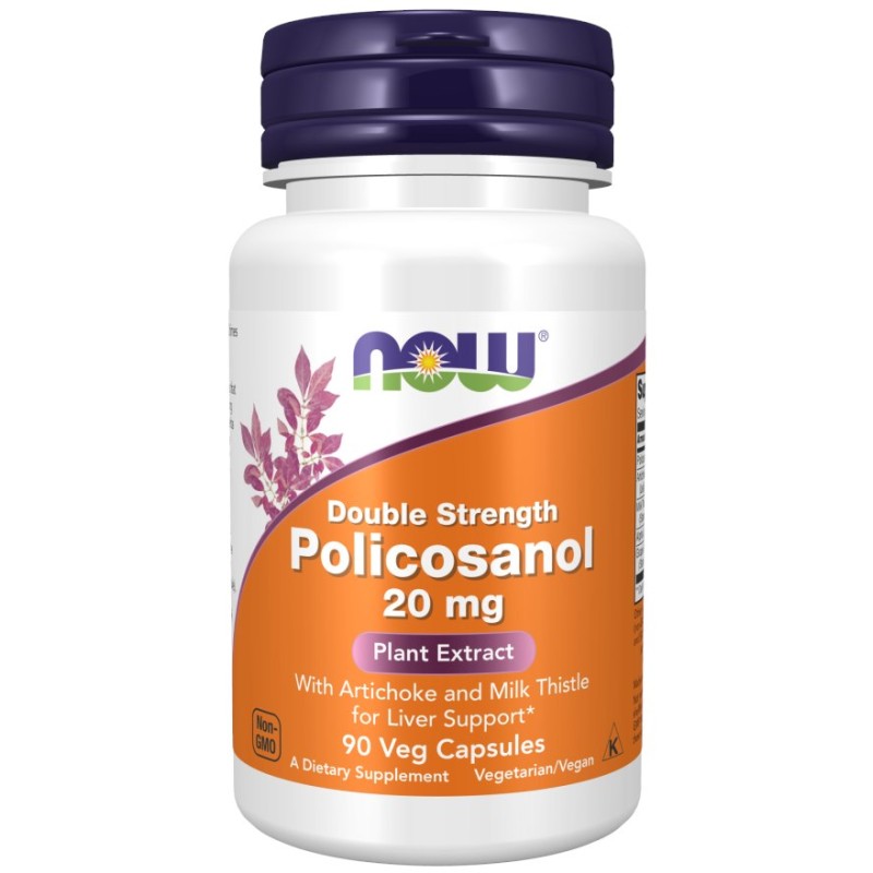 NOW FOODS Polikosanol 20 mg (90 kaps.)